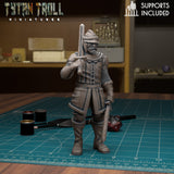 Mercenary Pack Guards Miniature | A - Tabletop RPG & D&D miniature. Perfect for wargaming & collectors
