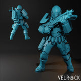 Mercenery, Bounty hunters Miniature | D - Tabletop RPG & D&D miniature. Perfect for wargaming & collectors