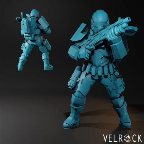 Mercenery, Bounty hunters Miniature | D - Tabletop RPG & D&D miniature. Perfect for wargaming & collectors