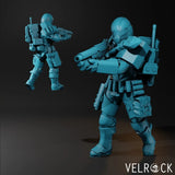 Mercenery, Bounty hunters Miniature | C - Tabletop RPG & D&D miniature. Perfect for wargaming & collectors