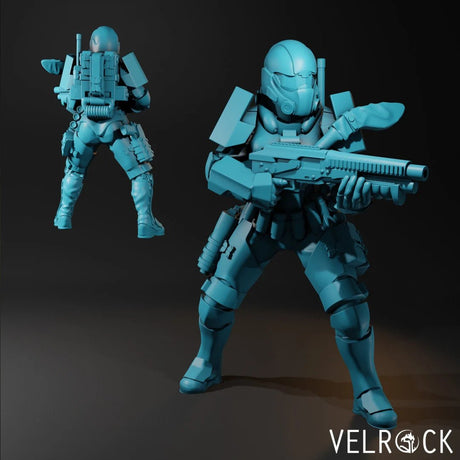 Mercenery, Bounty hunters Miniature | F - Tabletop RPG & D&D miniature. Perfect for wargaming & collectors