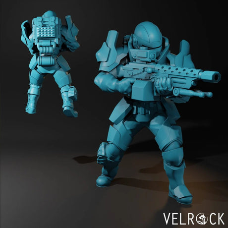 Mercenery, Bounty hunters Miniature | G - Tabletop RPG & D&D miniature. Perfect for wargaming & collectors