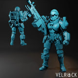 Mercenery, Bounty hunters Miniature | H - Tabletop RPG & D&D miniature. Perfect for wargaming & collectors