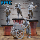 Merchants Miniature | Full Set All Models - Tabletop RPG & D&D miniature. Perfect for wargaming & collectors