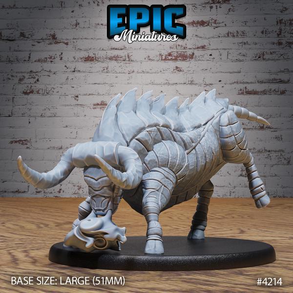 Metal Bull Gorgon Miniature | 4214 - Tabletop RPG & D&D miniature. Perfect for wargaming & collectors