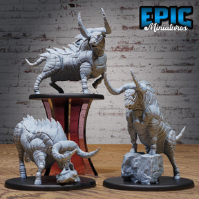 Metal Bull Gorgon Miniature | Full Set All Models - Tabletop RPG & D&D miniature. Perfect for wargaming & collectors