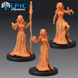 Mind Domina Miniature | Set of 3 - Tabletop RPG & D&D miniature. Perfect for wargaming & collectors