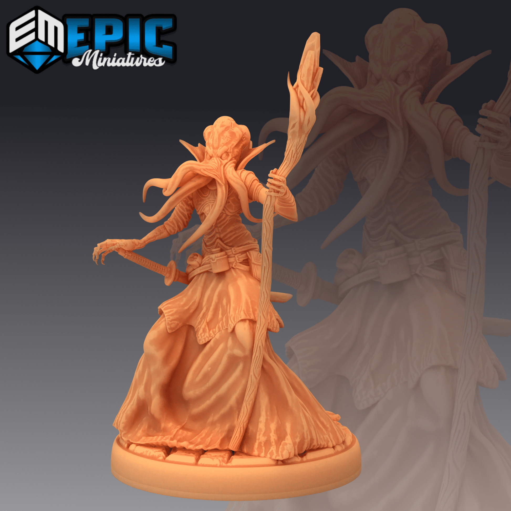 Mind Eater Miniature - A - 28mm