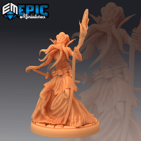 Mind Eater Miniature | A - Tabletop RPG & D&D miniature. Perfect for wargaming & collectors