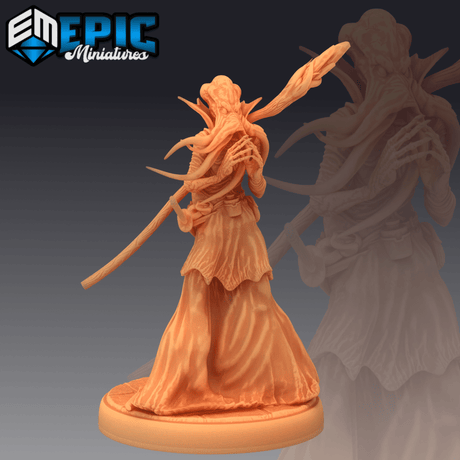 Mind Eater Miniature | B - Tabletop RPG & D&D miniature. Perfect for wargaming & collectors