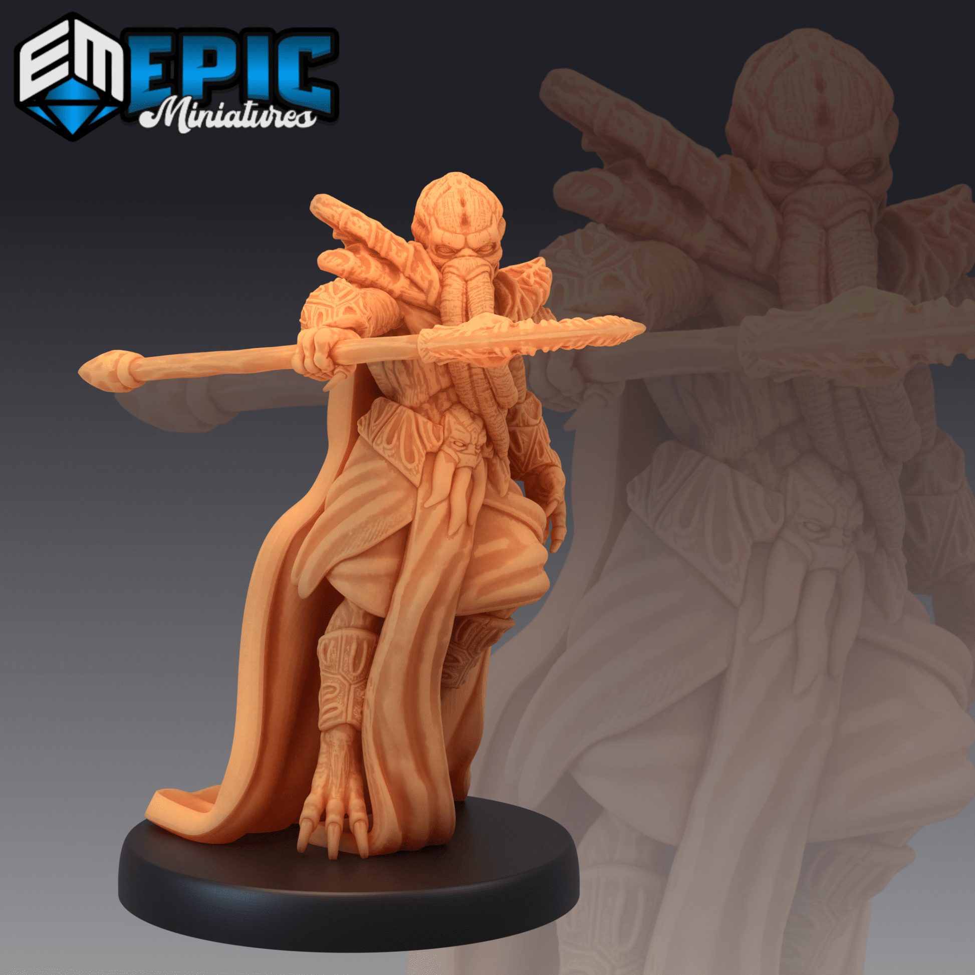 Mind Eater Miniature - D - 28mm