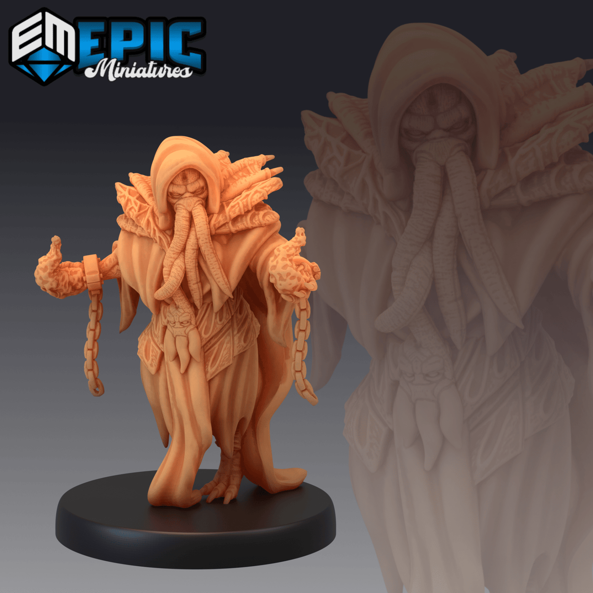 Mind Eater Miniature set | E - Tabletop RPG & D&D miniature. Perfect for wargaming & collectors