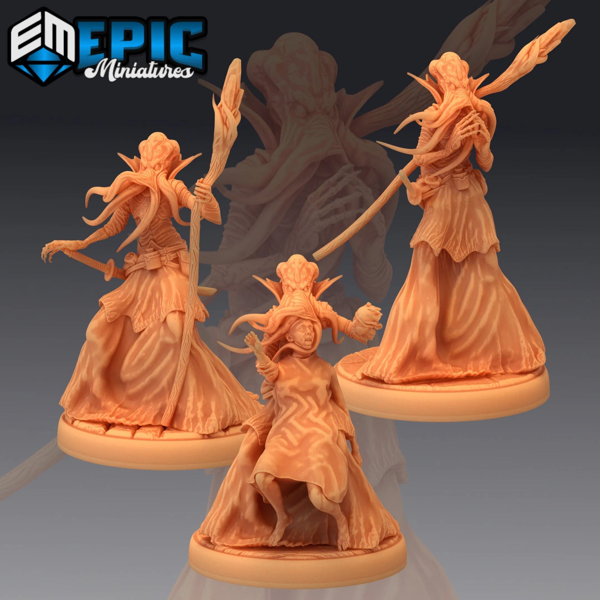 Mind Eater Miniature - Set of 3 - 28mm