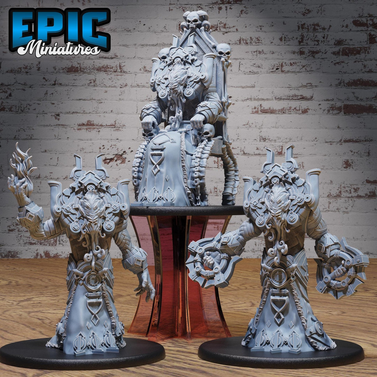 Mind Emperor Miniature | Full Set All Models - Tabletop RPG & D&D miniature. Perfect for wargaming & collectors