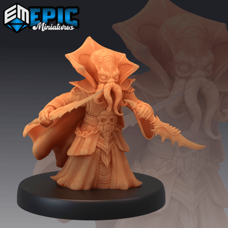 Mind Gnome Miniature | B - Tabletop RPG & D&D miniature. Perfect for wargaming & collectors