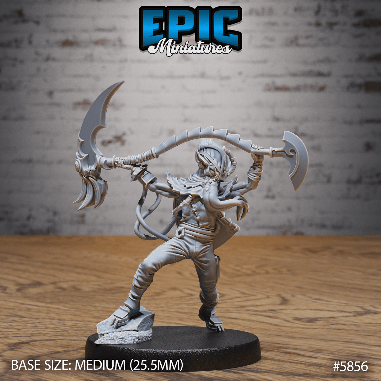 Mind Vagabond Miniature | B - Tabletop RPG & D&D miniature. Perfect for wargaming & collectors
