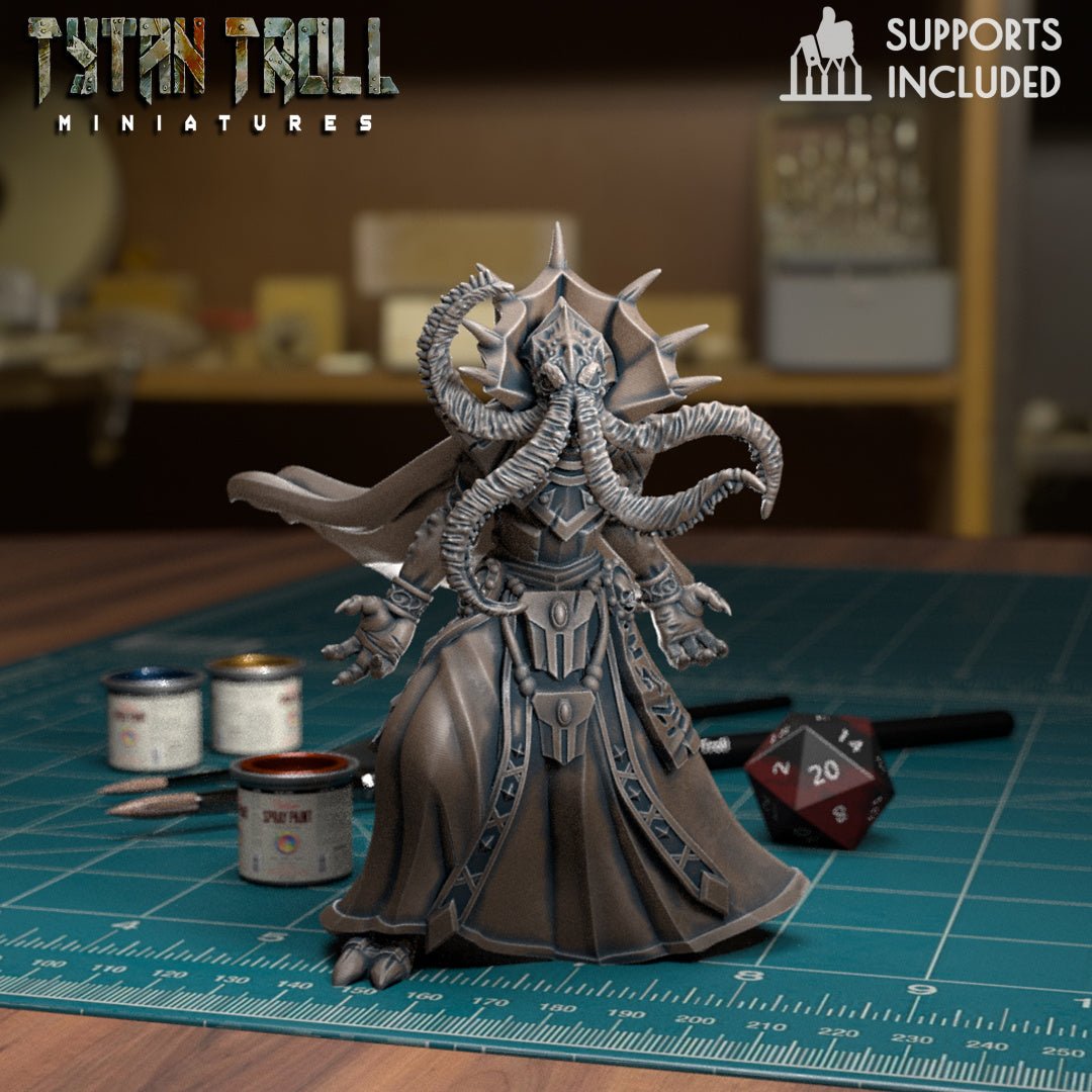 Mindflayer Bundle Miniature | A - Tabletop RPG & D&D miniature. Perfect for wargaming & collectors