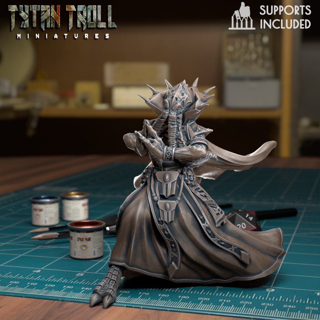 Mindflayer Bundle Miniature | B - Tabletop RPG & D&D miniature. Perfect for wargaming & collectors