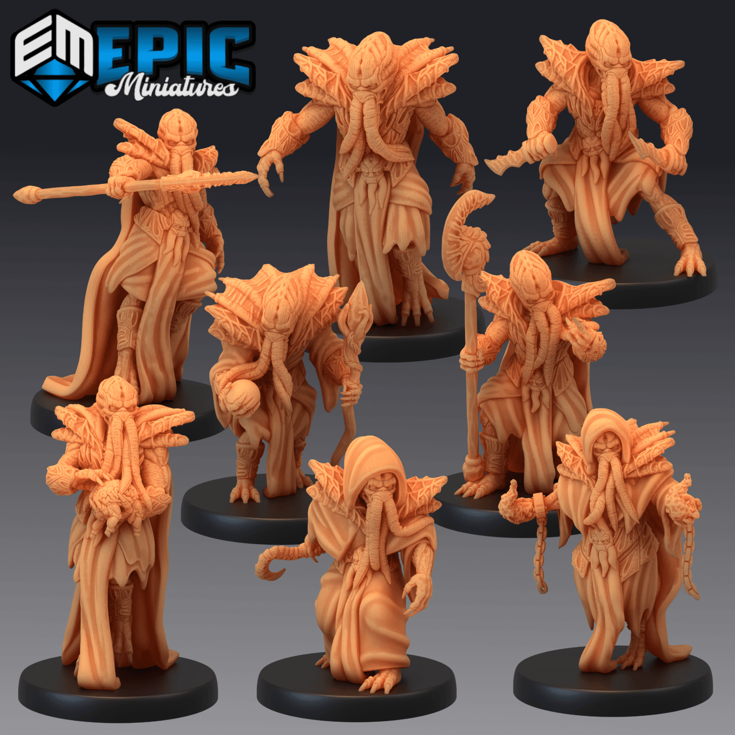 Mindflayer Miniature - 28mm - 