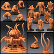 Mindflayer Miniature bundle | 28mm - Tabletop RPG & D&D miniature. Perfect for wargaming & collectors