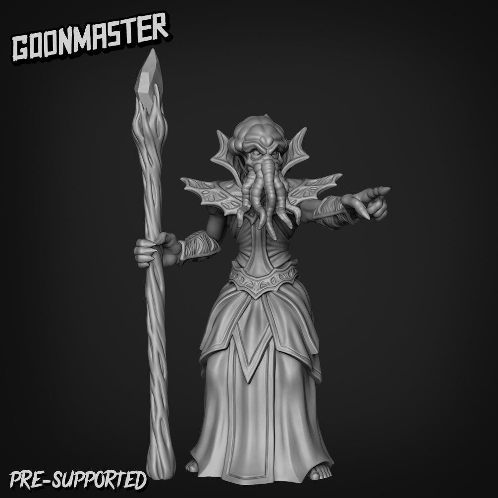 Mindflayer Miniature - A - 32mm