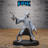 Mindflayer Octo Wizard Miniature | B - Tabletop RPG & D&D miniature. Perfect for wargaming & collectors