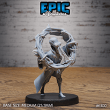 Mindflayer Octo Wizard Miniature | C - Tabletop RPG & D&D miniature. Perfect for wargaming & collectors