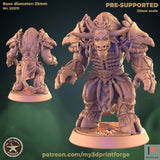 Minotaur Miniature cow folk shamans | A - Tabletop RPG & D&D miniature. Perfect for wargaming & collectors