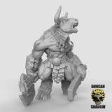 Minotaur Miniature Duelwielding | B - Tabletop RPG & D&D miniature. Perfect for wargaming & collectors