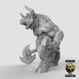 Minotaur Miniature Duelwielding | C - Tabletop RPG & D&D miniature. Perfect for wargaming & collectors