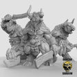Minotaur Miniature Duelwielding | Set of 3 - Tabletop RPG & D&D miniature. Perfect for wargaming & collectors