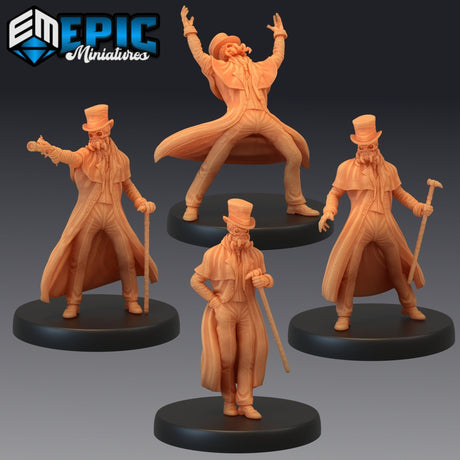 Mister Crawly Miniature | Set of 4 - Tabletop RPG & D&D miniature. Perfect for wargaming & collectors