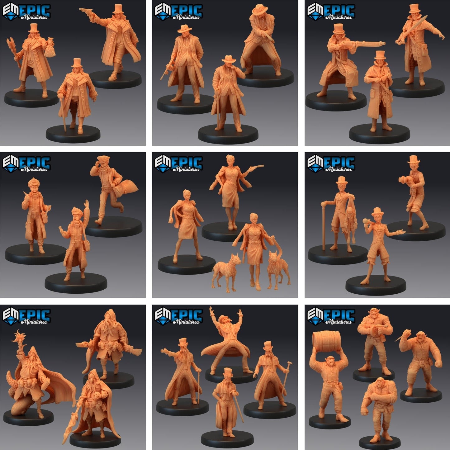 Modern Encounter and NPC Miniature - Set of 29 - 