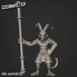 Monkey Folk king Miniature | A - Tabletop RPG & D&D miniature. Perfect for wargaming & collectors