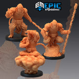 Monkey King Miniature | Set of 3 - Tabletop RPG & D&D miniature. Perfect for wargaming & collectors