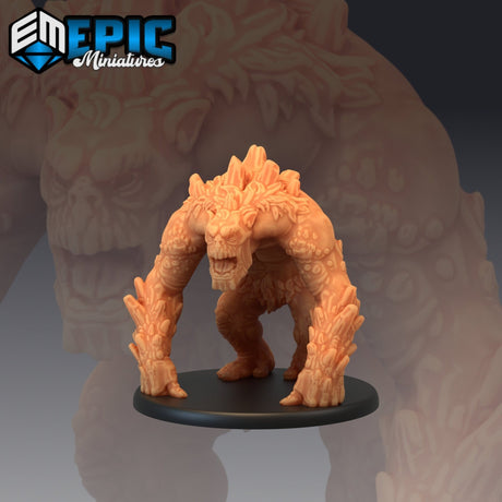 Mountain Troll Miniature | A - Tabletop RPG & D&D miniature. Perfect for wargaming & collectors