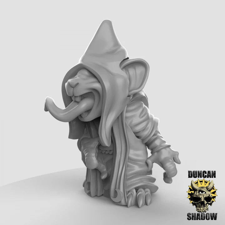 Mouse Feral Mutant Miniature | A - Tabletop RPG & D&D miniature. Perfect for wargaming & collectors