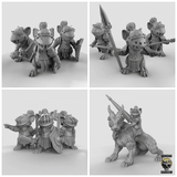 Mouse Folk Army Miniature | 28mm - Tabletop RPG & D&D miniature. Perfect for wargaming & collectors