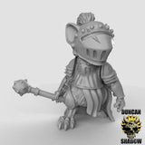Mouse folk Paladin Miniature | B - Tabletop RPG & D&D miniature. Perfect for wargaming & collectors