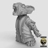 Mouse folk Warlock Zombie Miniature | B - Tabletop RPG & D&D miniature. Perfect for wargaming & collectors