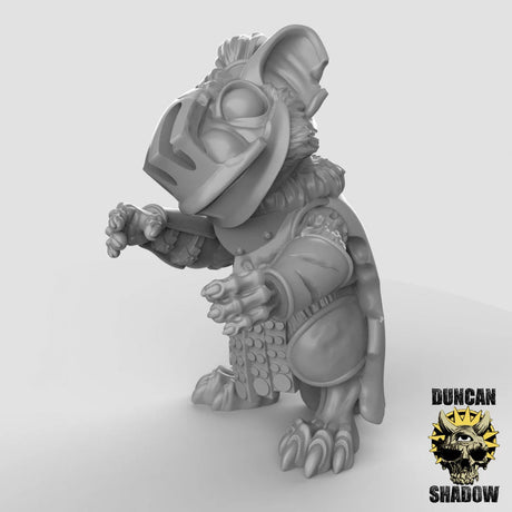 Mouse folk zombies Miniature | C - Tabletop RPG & D&D miniature. Perfect for wargaming & collectors