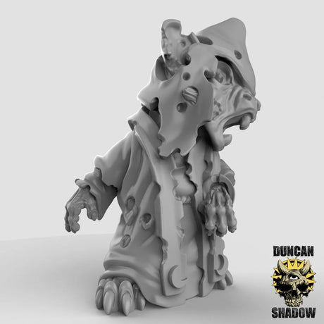 Mouse folk Warlock Zombie Miniature | C - Tabletop RPG & D&D miniature. Perfect for wargaming & collectors