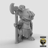 Mouse Medieval Knight Miniature | C - Tabletop RPG & D&D miniature. Perfect for wargaming & collectors