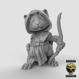 Mouse Ranger Miniature | C - Tabletop RPG & D&D miniature. Perfect for wargaming & collectors