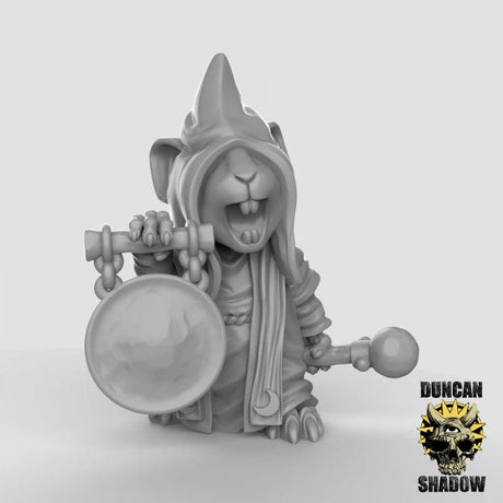 Mouse Shadow Cultist Miniature | C - Tabletop RPG & D&D miniature. Perfect for wargaming & collectors
