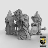 Mouse Shadow Cultist Miniature | Set of 3 - Tabletop RPG & D&D miniature. Perfect for wargaming & collectors