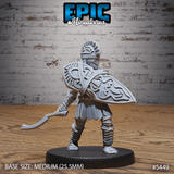 Mummy Army Miniature | A - Tabletop RPG & D&D miniature. Perfect for wargaming & collectors
