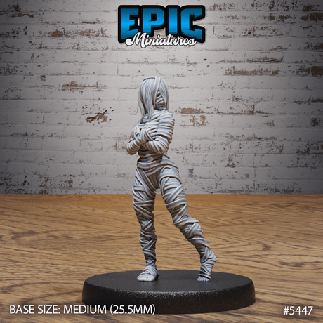 Mummy Army Miniature | C - Tabletop RPG & D&D miniature. Perfect for wargaming & collectors