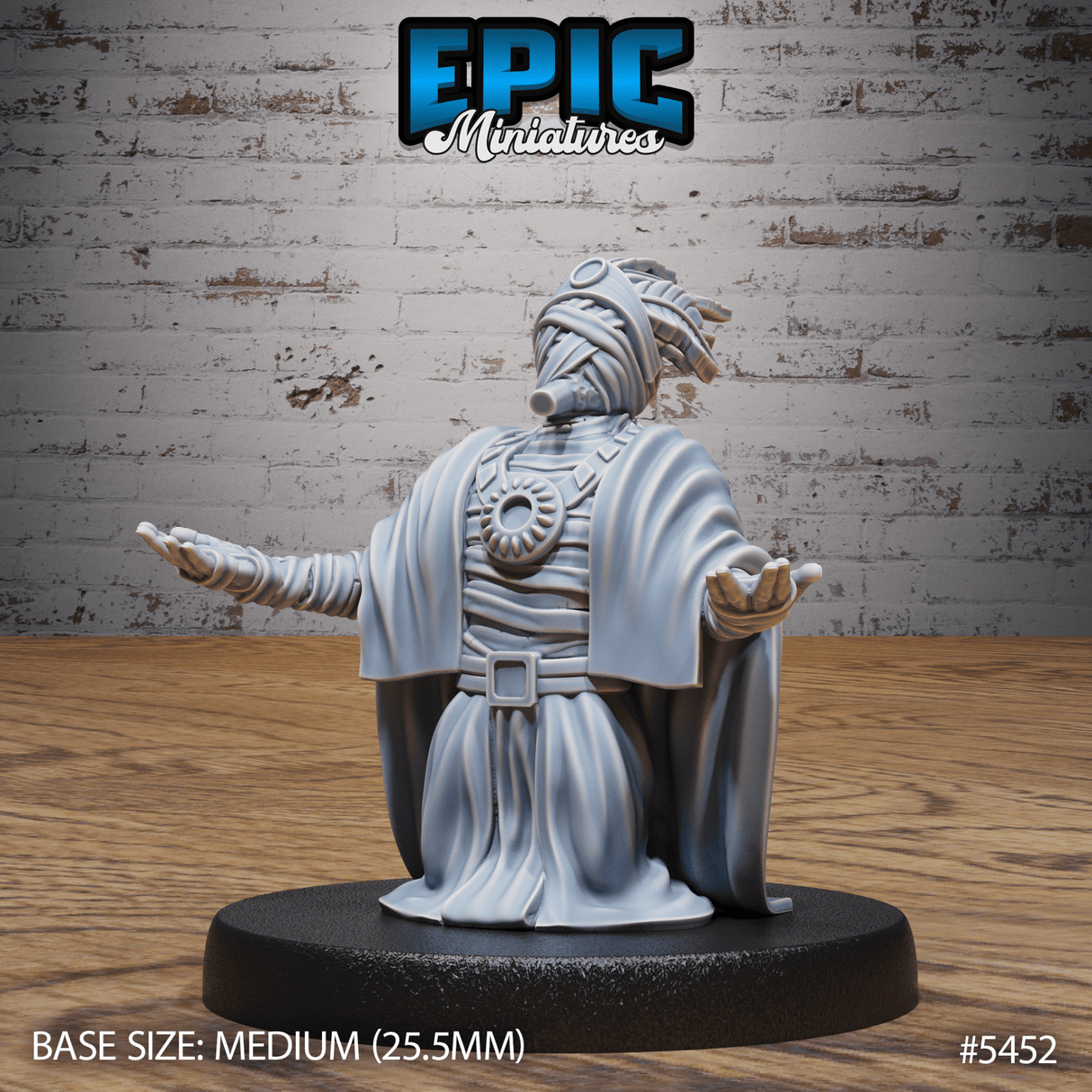 Mummy Army Miniature | D - Tabletop RPG & D&D miniature. Perfect for wargaming & collectors