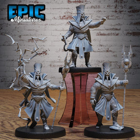 Mummy Lord Miniature | Set of 3 - Tabletop RPG & D&D miniature. Perfect for wargaming & collectors
